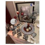 Misc Decor on Bathroom Counter