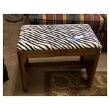 Vintage Wooden Vanity Bench