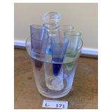 Vintage Tequila/Vodka Chiller Decanter Shot Glass