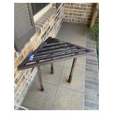 Triangular Metal Frame Plant Stand