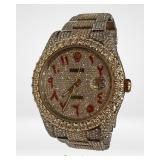 Rolex Datejust Diamond 'Bust Down' Watch 18k /SS