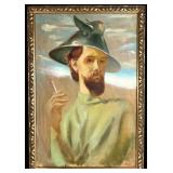 Vladimir Marusenko-  Don Quixote Oil Painting 1978