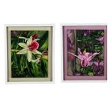 Stephanie Broussard Pair of Floral Oil Paintings