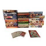 Group of Vintage Adult XXX Books, VHS Tapes, Cards
