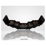 Antique Carved Wooden Folding Box full of Jewelry