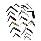 Assorted Vintage Pocket Folding Knives Collection