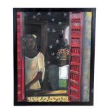 Gregg Spears - Woman in Window Figurative Painting