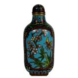 Qing Dynasty Chinese Cloisonne Enamel Snuff Bottle