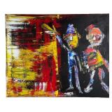 Scott Gruppe - Expressionist Figural Oil Painting
