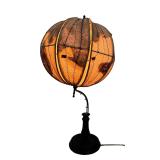 Unusual Terrestrial Globe Form Table Lamp