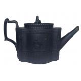 19th Century Wedgwood Black Basalt Teapot