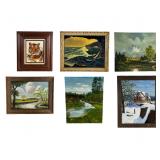 Assorted Oil Paintings -Landscapes, Coastal, Still