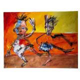 Scott Gruppe - Expressionist Figural Oil Painting
