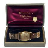 Vintage 1940's Bulova Art Deco Men's Wrist Watch
