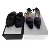 Gucc i& Jimmy Choo Designer Lady's Mules & Heels