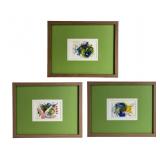 Modernist Abstract Watercolor Paintings