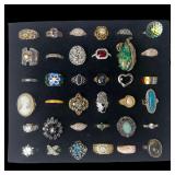 Elegance for Every Finger- 36 Lady's Rings