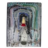 Vintage Religious Jewelry Lot - Rosaries, Sterling