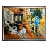 William Merritt Chase (after) Original Oil Paintng