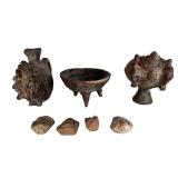 Pre-Columbian Pottery Vessel Group - Effigy