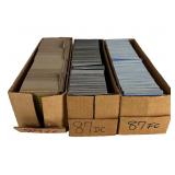 3 Boxes 1987 Baseball Cards Collection Topps Fleer