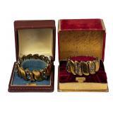 Antique Edwardian Gold Filled Expansion Bracelets