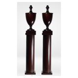 Antique George III Mahogany Wine Coolers Pedestals