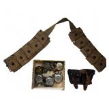 Vintage USSR AK-47 Oilers Oil Cans, Ammo Pouches,