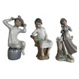 Lladro Porcelain Figurines- Girls & Boys.