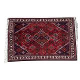 Vintage Hand-Knotted Persian Joshaghan Rug