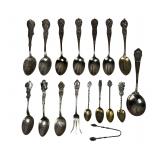 Antique & Vintage Sterling Silver Spoon Collection