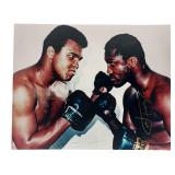 Muhammad Ali & Joe Frazier Signed 16x20 Photo