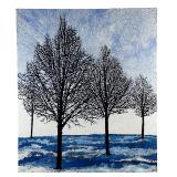 Ken Reif Contemporary Winter Landscape Painting