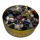 Box Filled with Unsearched Costume & Craft Jewelry