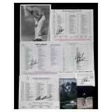 Golf Legends Autograph Collection Palmer Woods Nic