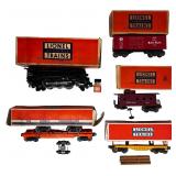 Lionel Postwar 2037 Steam Locomotive & Train Cars