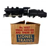 Lionel 1615LT Train Steam Switcher & Tender w/ Box