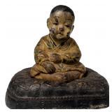 Antique Hubley Cast Iron Takeo Boy Doorstop