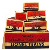 Lionel O Gauge Train Accessories w/ Original Boxes