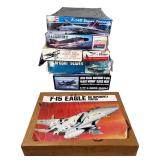 Group of Vintage Aircraft & Armor Model Kits
