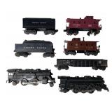 Lionel O Gauge Steam Locomotives, Tenders & Rollin