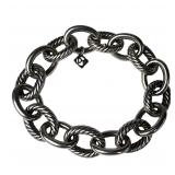 David Yurman Sterling Silver Link Chain Bracelet