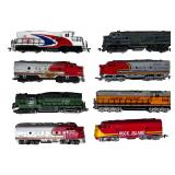 Collection of HO Scale Diesel Train Locomotives