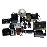 Vintage Cameras- Yashica, Polaroid, Canon. Kodak &