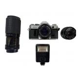 Canon AE-1 35mm SLR Camera Outfit with Lenses