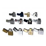 Collection of  Vintage Zippo Lighters