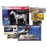 Vintage Plastic Model Kits - Aircraft, Ships, Cars