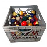 Assortment of Vintage Pool & Billiard Balls
