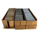 3 Boxes 1987 Baseball Cards Collection Topps Fleer