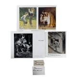 Norman Rockwell - Two Autograph/ Signature Cuts